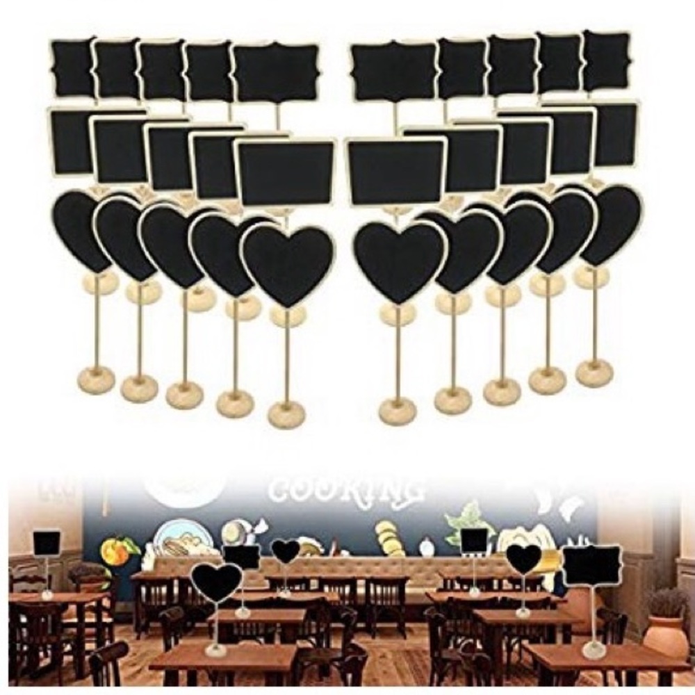 *NEW* Serving Table Lot - Cake servers, Mini Chalkboards, Liquid Chalk Markers